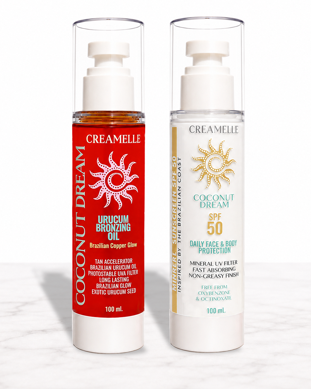 Golden Hour Duo | Mineral Sunscreen SPF 50 + Urucum Bronzing Oil