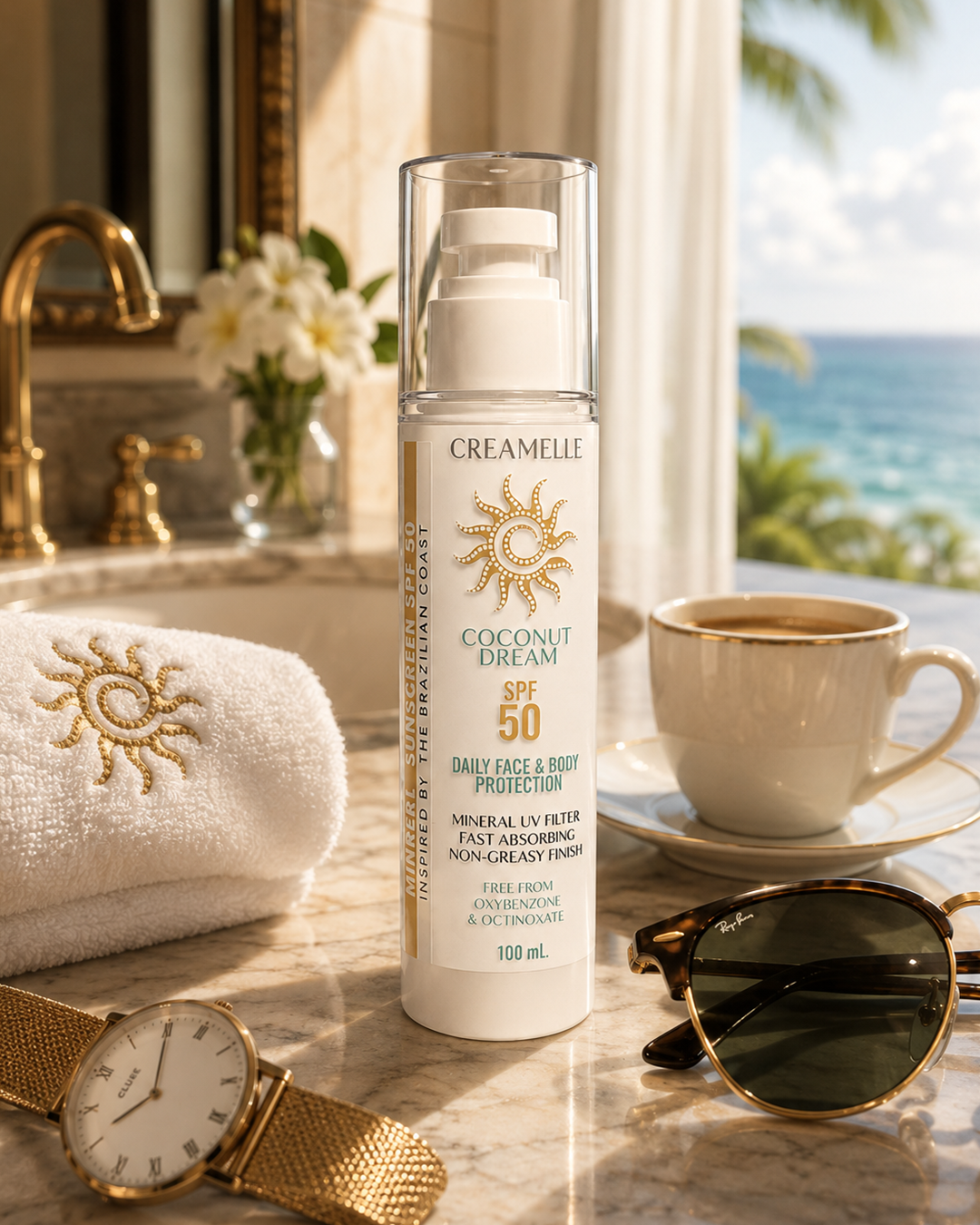 Mineral Sunscreen SPF 50 | Protector Solar 100% Mineral