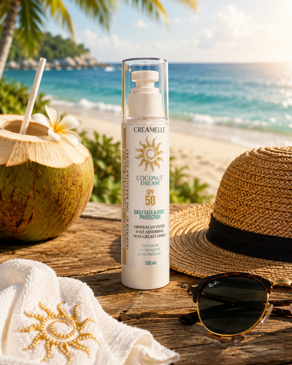 Mineral Sunscreen SPF 50 | Protector Solar 100% Mineral