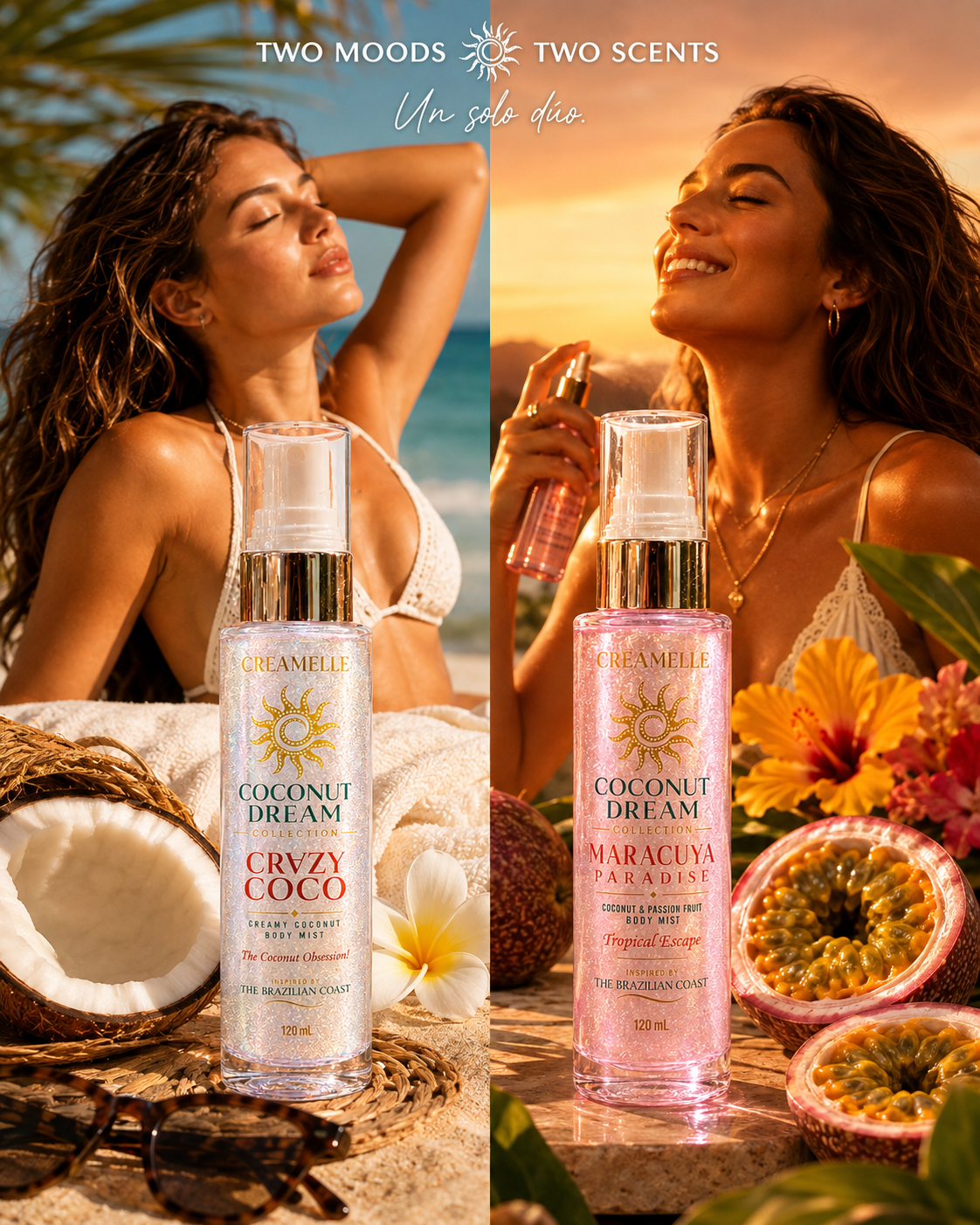 Tropical Escape Duo | Crazy Coco + Maracuyá Paradise Hair & Body Mist