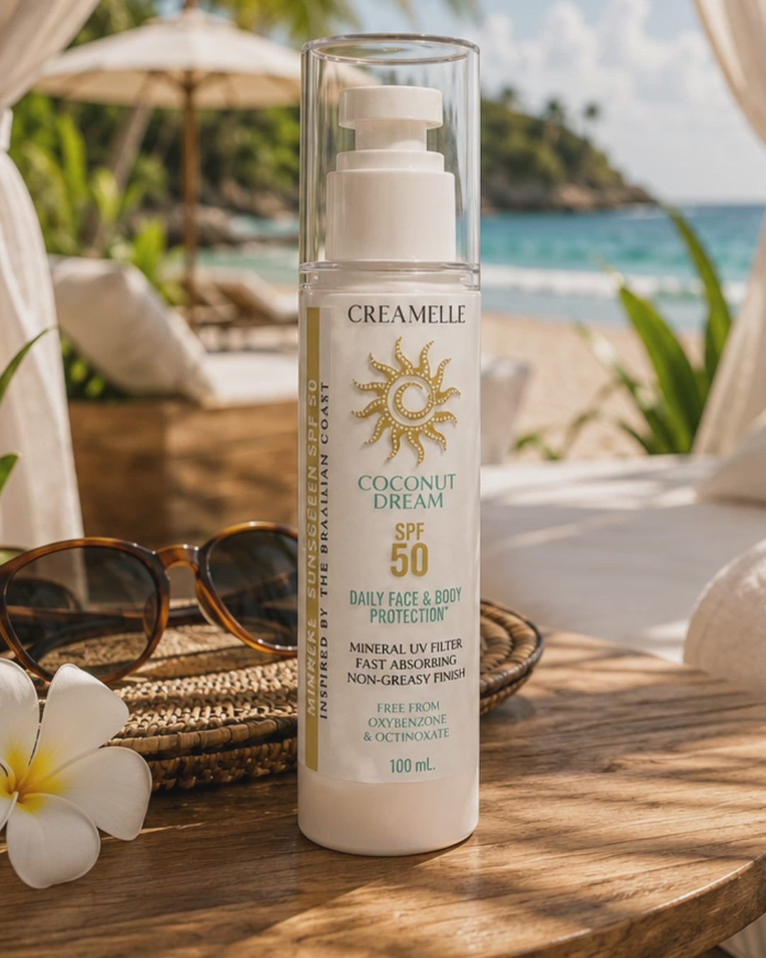 Mineral Sunscreen SPF 50 | Protector Solar 100% Mineral